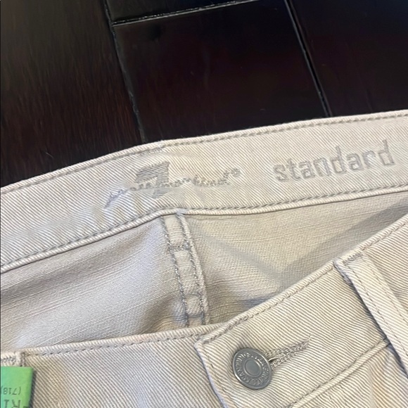 7 for all mankind men’s grey jeans sz 34 - Picture 2 of 4